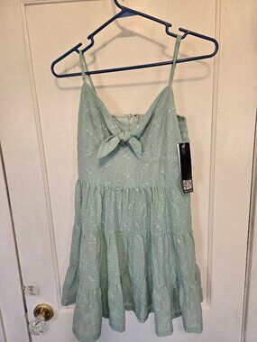 Mint Green Mini Dress